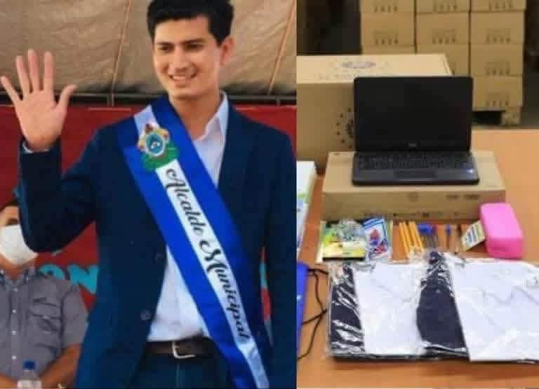 Alcalde de Piraera anuncia entrega de kits escolares en territorio salvadoreño