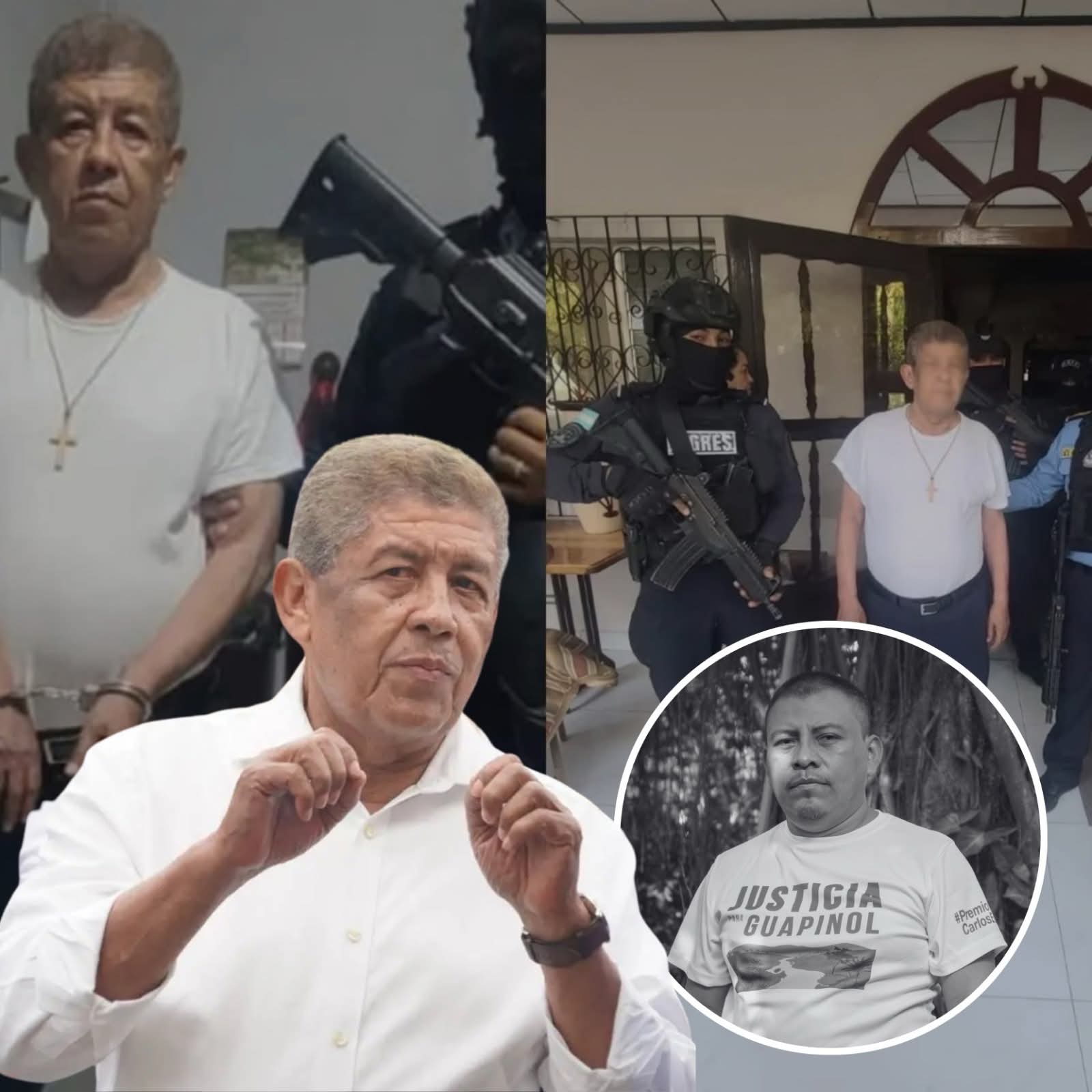 Capturan a exalcalde Adán Fúnez por asesinato del ambientalista Juan López