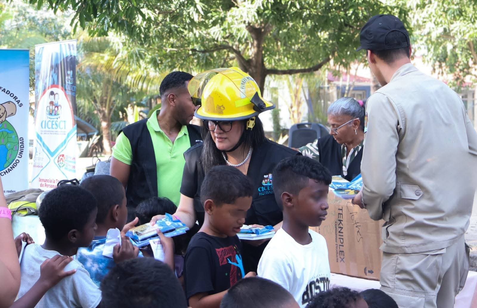 CICESCT y aliados llevan alegría y acciones de prevención a niños en varios municipios de Islas de la Bahía