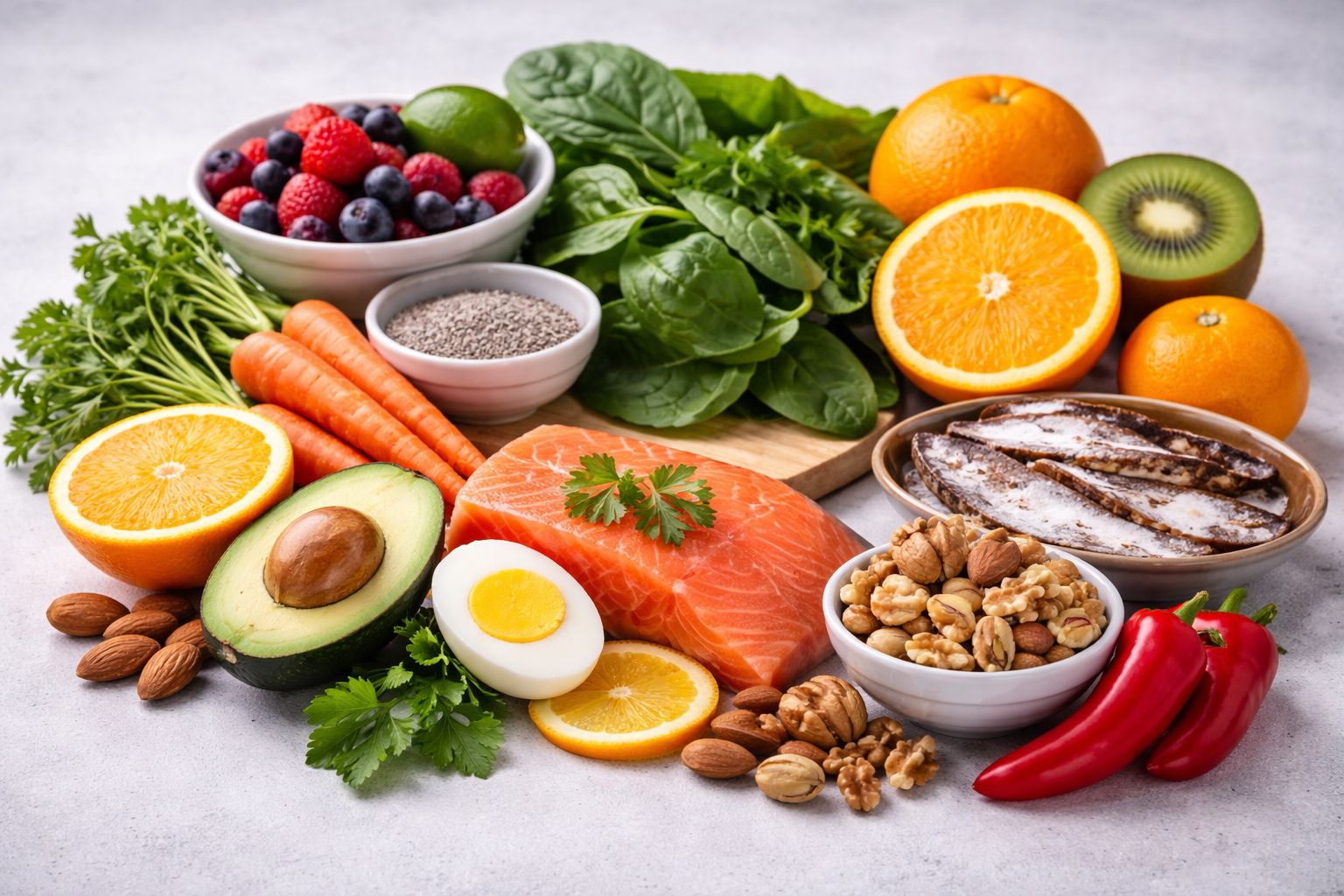 Comer bien para ver bien: nutrientes que cuidan tus ojos