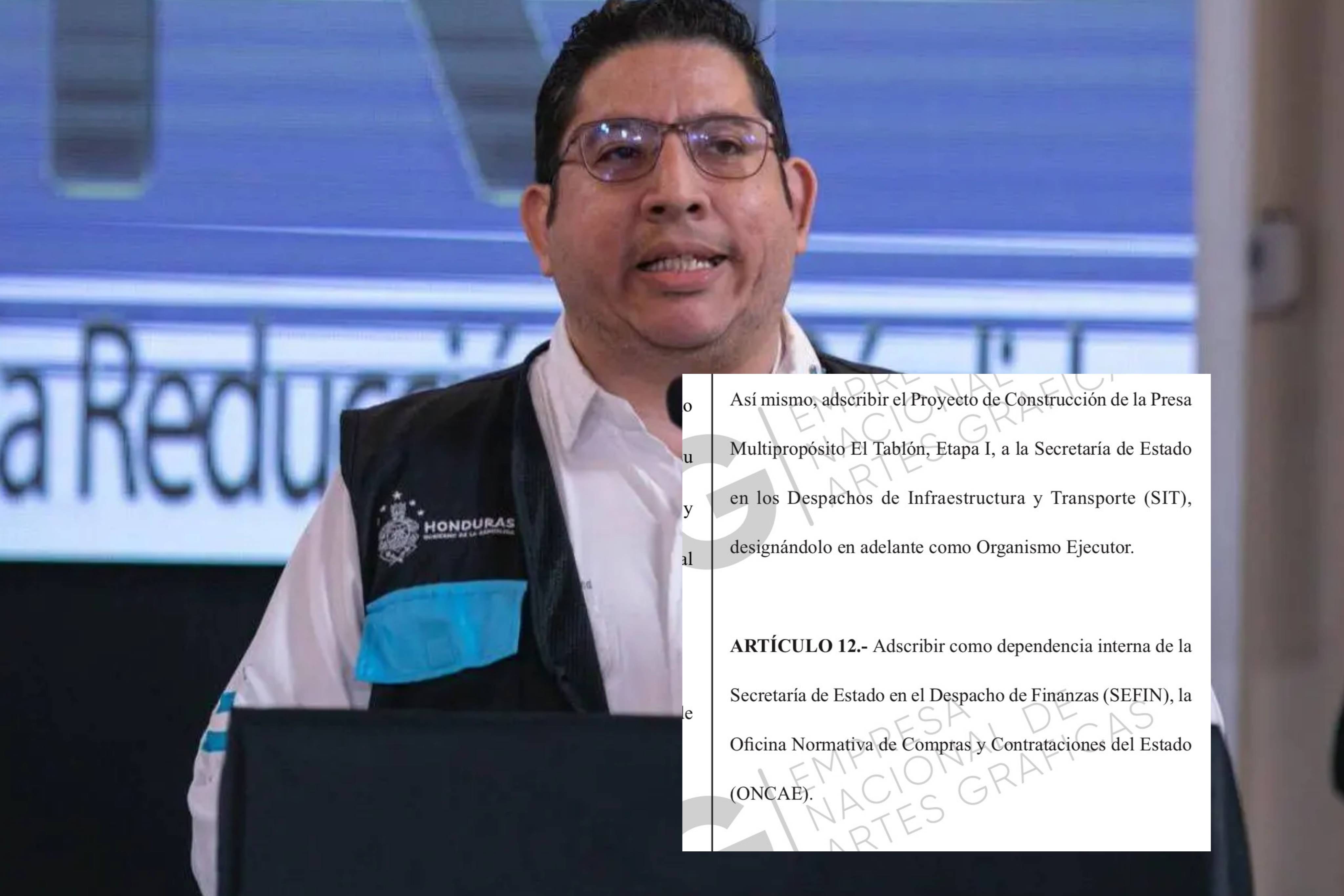Erick Tejada advierte retroceso en Represa El Tablón por cambio de órgano ejecutor