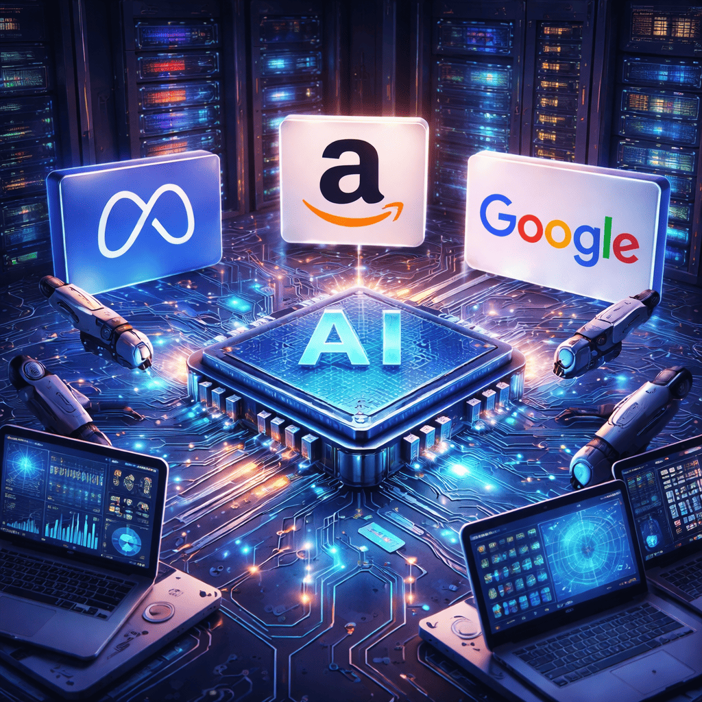 Grandes empresas tecnológicas aceleran inversiones en inteligencia artificial