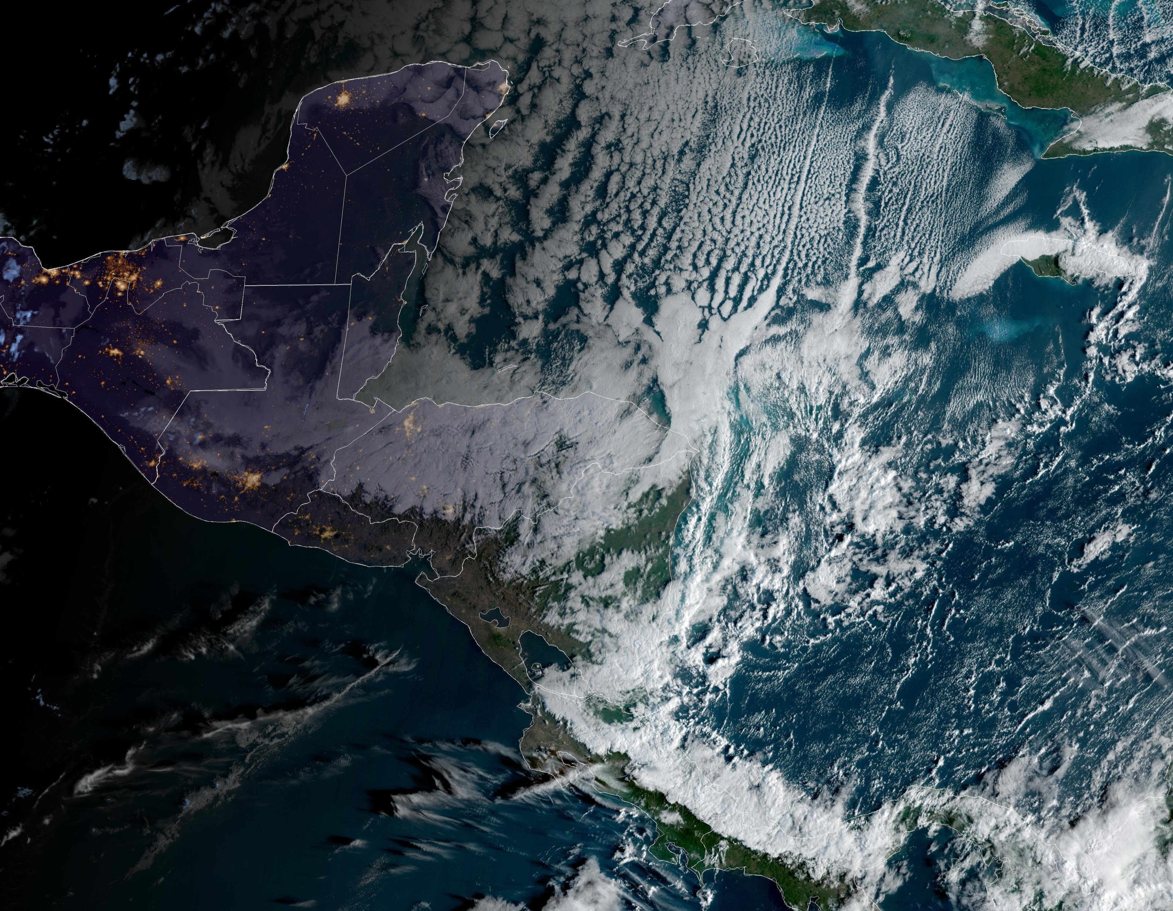 Masa de aire frío deja lluvias y vientos fuertes en el norte y noroccidente del país