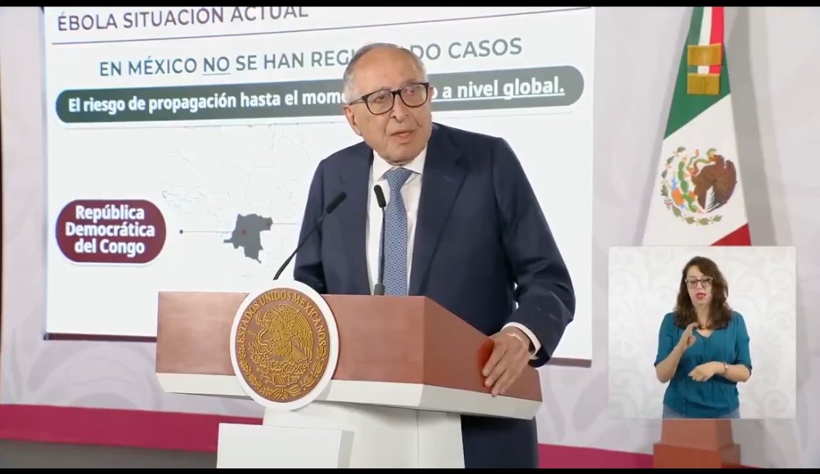 México endurece vigilancia epidemiológica por ébola en aeropuertos