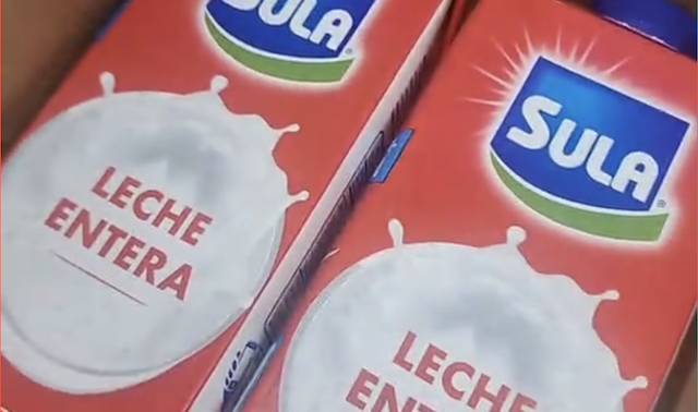 Retiran lote de leche Sula en El Salvador por contaminación microbiológica