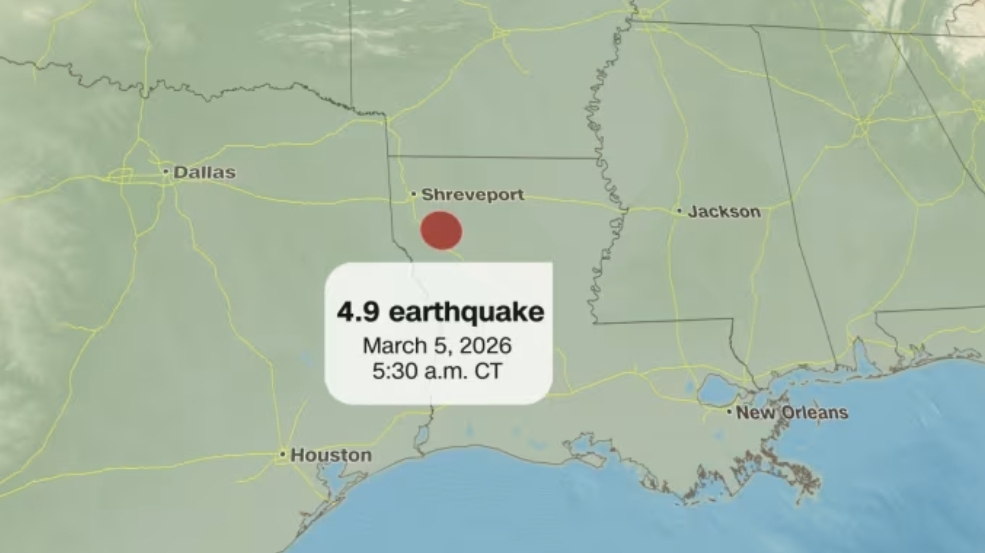 Terremoto sacude Luisiana: el más fuerte registrado con epicentro dentro del estado