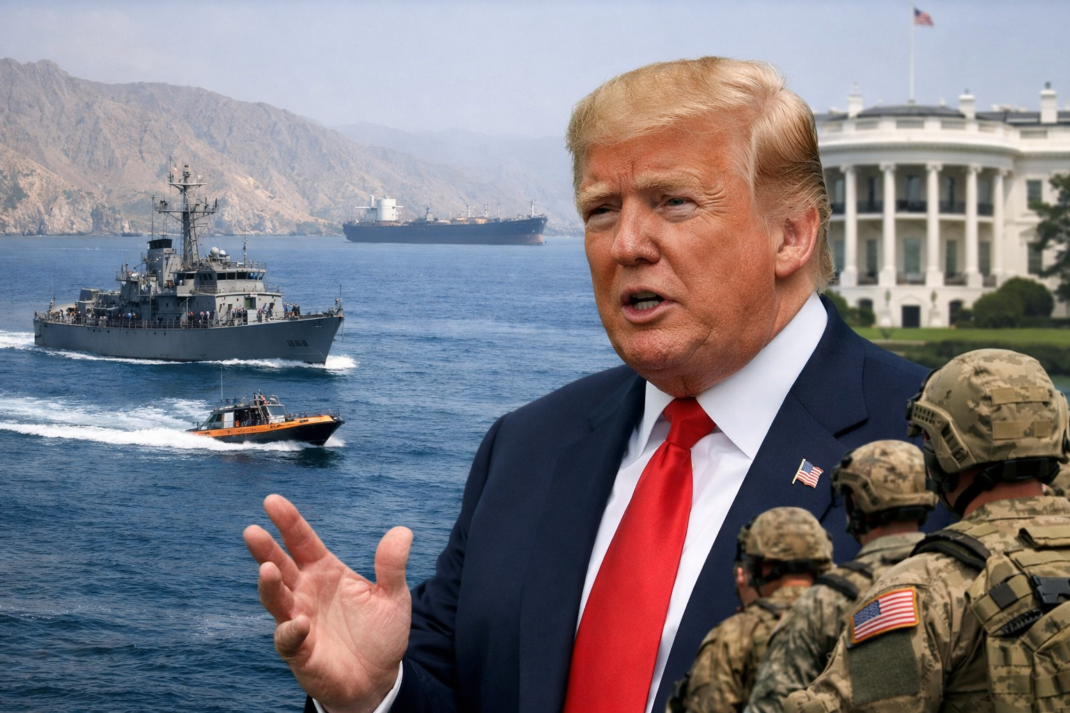 Trump critica la falta de apoyo de aliados para desbloquear el estrecho de Ormuz